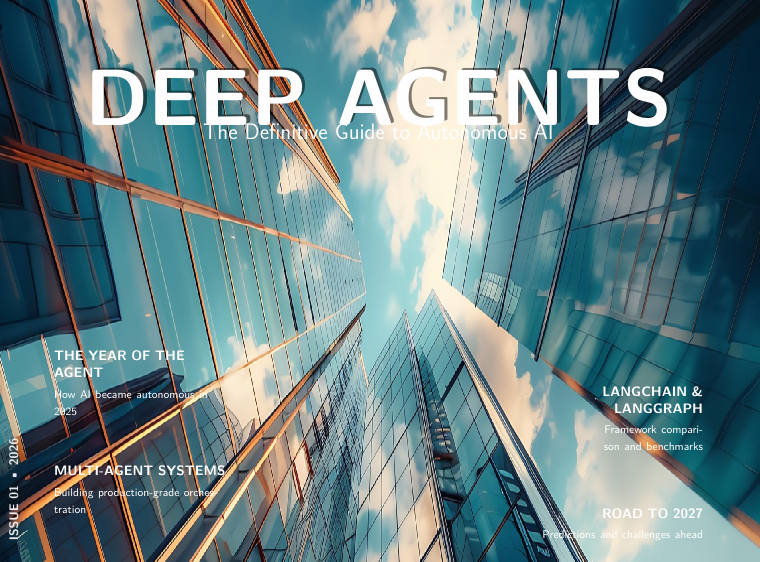 AI-generated magazine cover with professional formatting